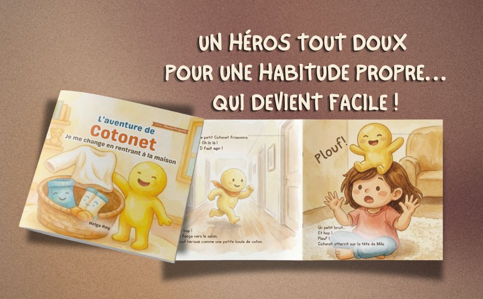 L'aventure de Cotonet: Je me change en rentrant à la maison – Image 2