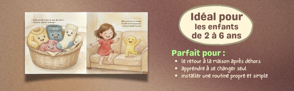 L'aventure de Cotonet: Je me change en rentrant à la maison – Image 3