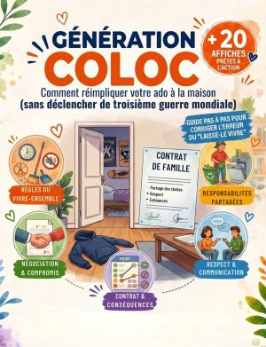Génération Coloc : 20 affiches pour réimpliquer votre ado à la maison